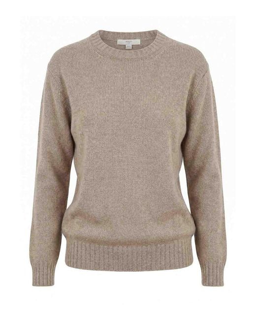 Malo Gray Round Neck Sweater