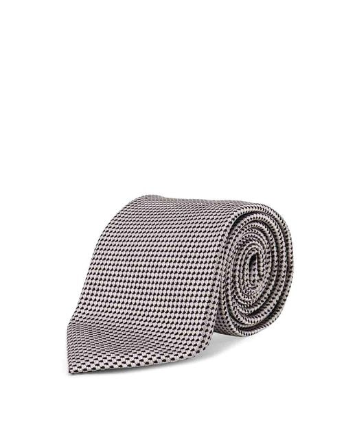 Tom Ford Gray Silk Tie for men