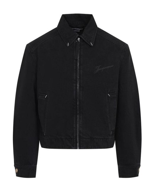 Jacquemus Black Jaquemus La Veste De-Nimes Canevas Jacket for men
