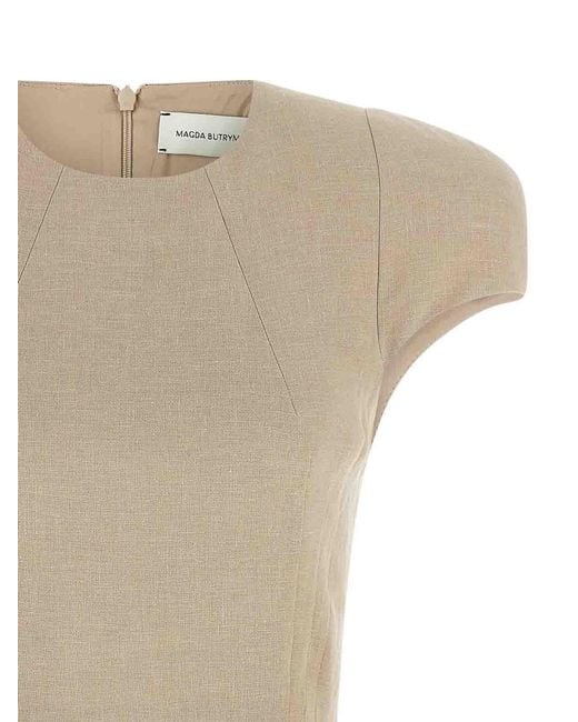 Magda Butrym Natural 52' Dress