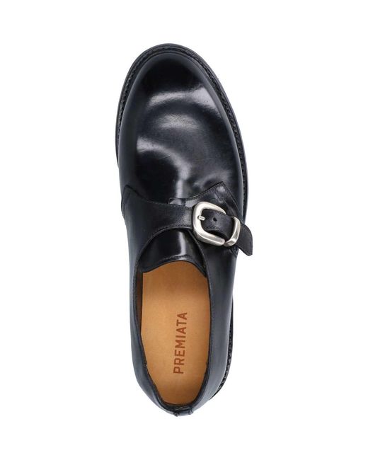 Premiata Black King Moccasins for men