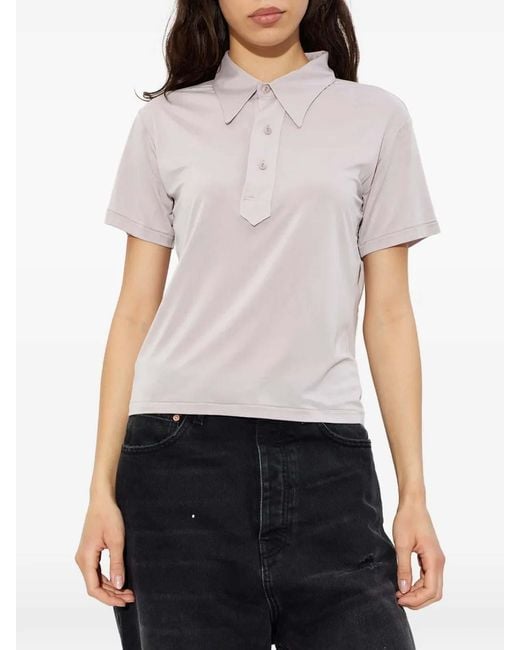 Maison Margiela Pink Polo Shirt for men