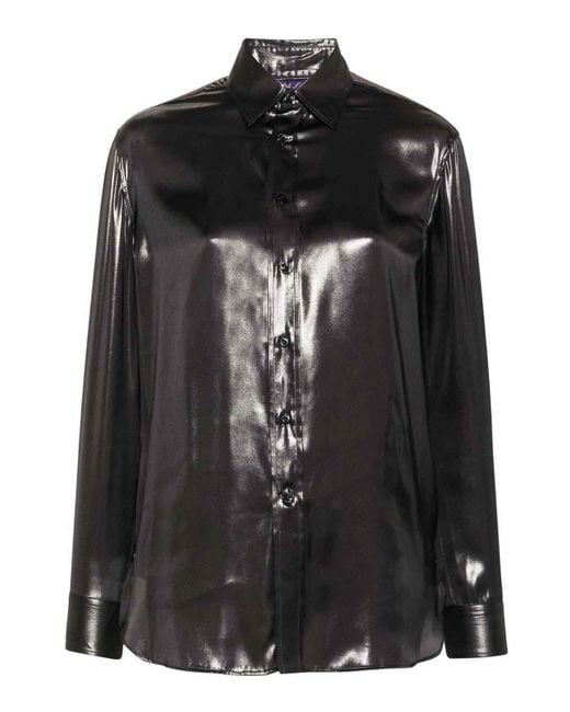 Ralph Lauren Black Adrien Button-Up Shirt