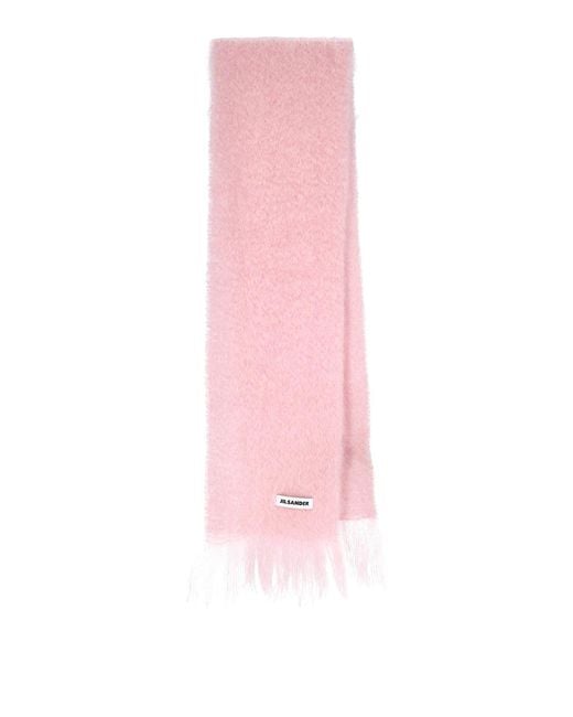Sciarpa di Jil Sander in Pink