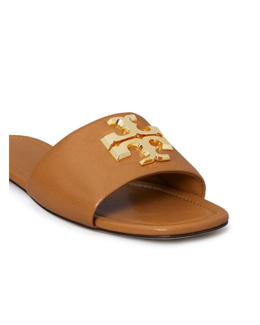 Tory Burch Natural Eleanor Slide