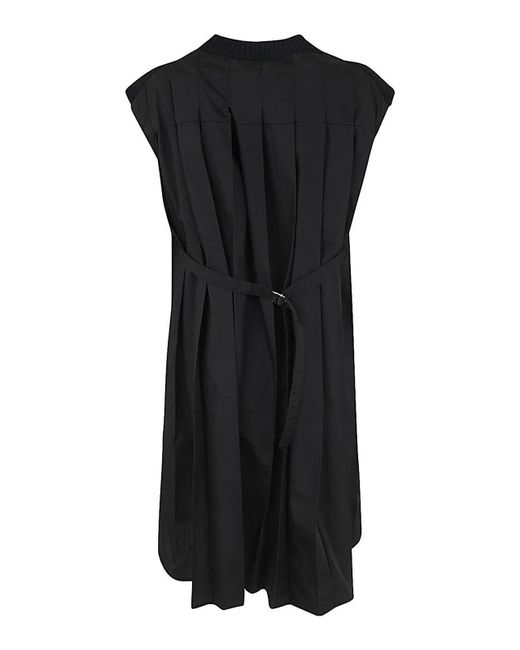 Sacai Black Knit Dress