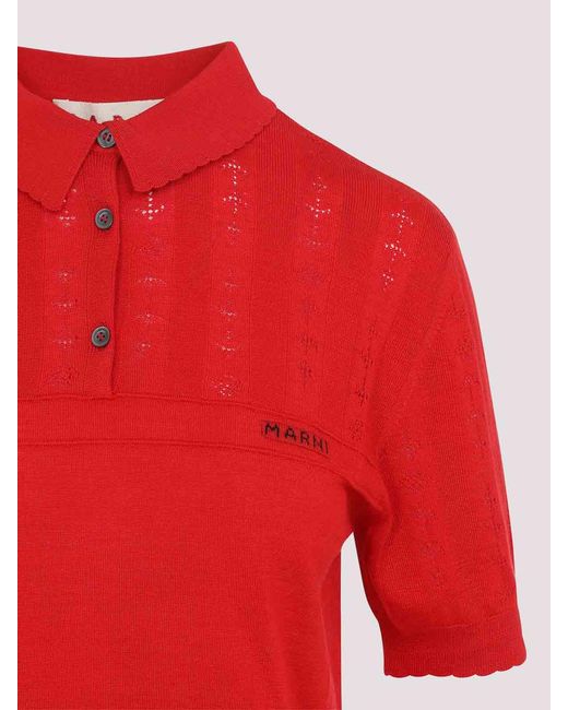 Marni Red Polo