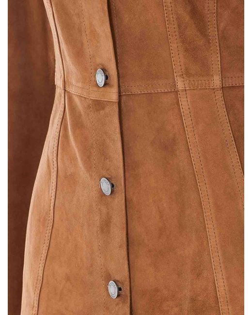 Haikure Brown Suede Jacket