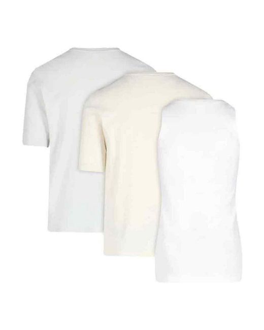 Jil Sander White Set T-Shirts for men