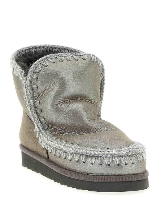 Mou Gray Eskimo 18 Ankle Boots