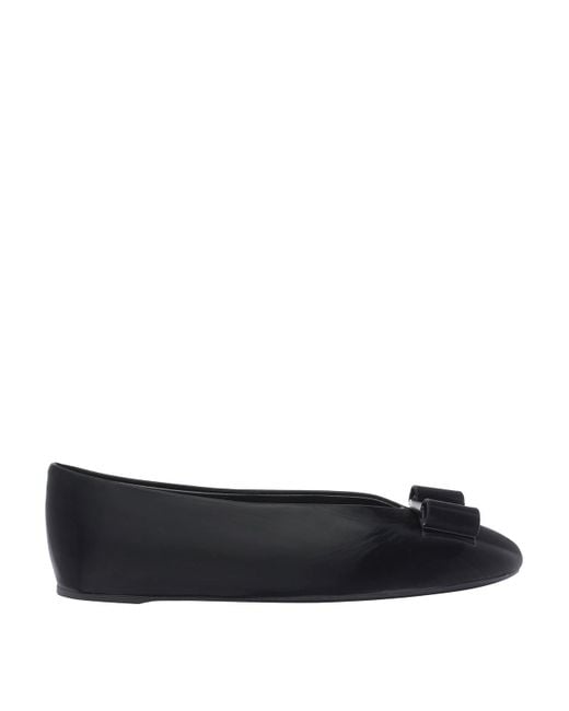 Ferragamo Black Vanna Ballets
