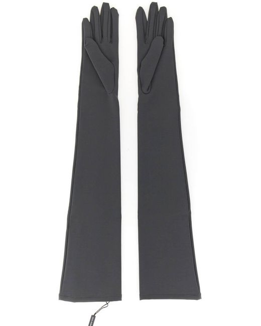 Dolce & Gabbana Blue Long Gloves