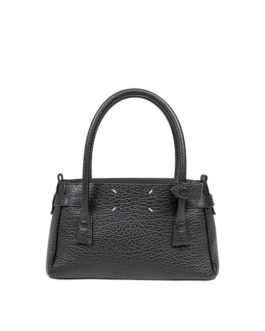 Maison Margiela Black Leather Handbag
