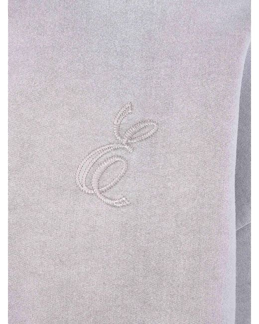 Fear Of God White Classic Polo Sweatshirt for men
