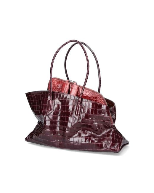 The Attico Red Medium Bag The Walk