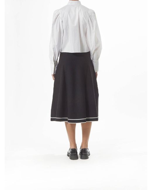 Karl Lagerfeld White Fashion Poplin Shirt