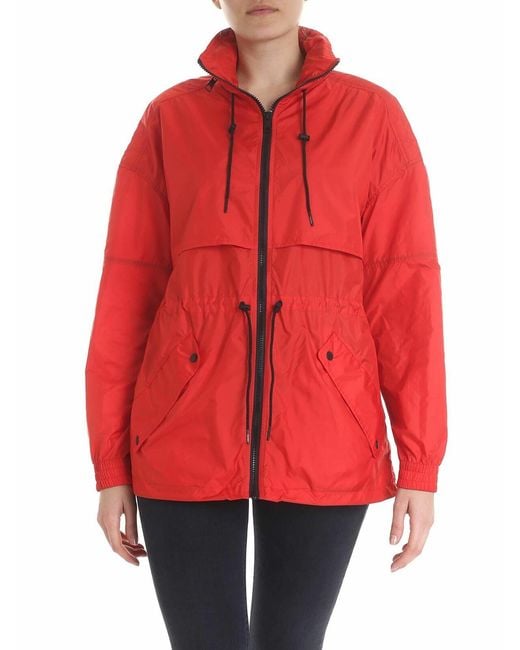 KENZO Red Technical Jacket With Logo