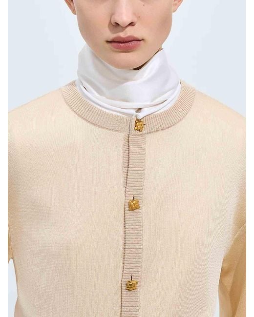 Bottega Veneta Natural Cardigan
