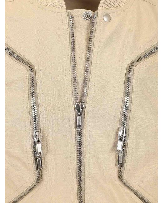 Rick Owens Natural Heizer Flight Jacket for men