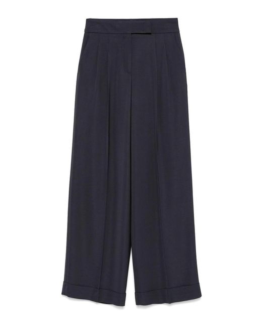 Peserico Blue Palazzo Pants