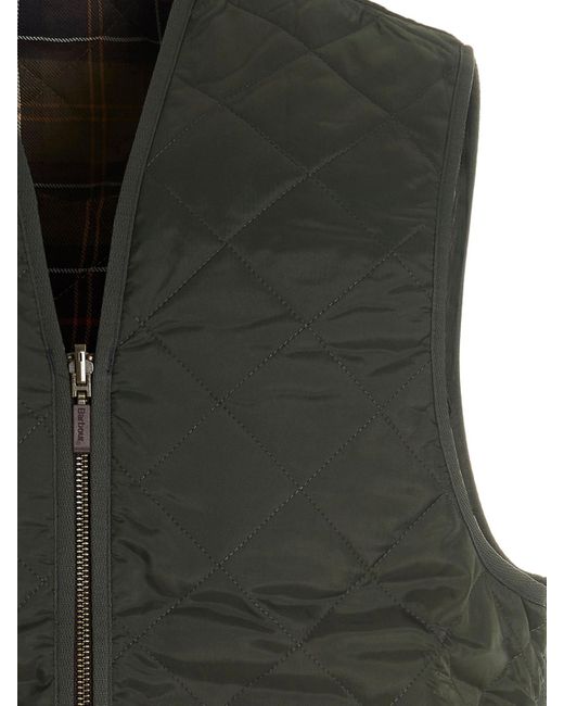 Barbour Green Quilted Sleeveless Jacket for men