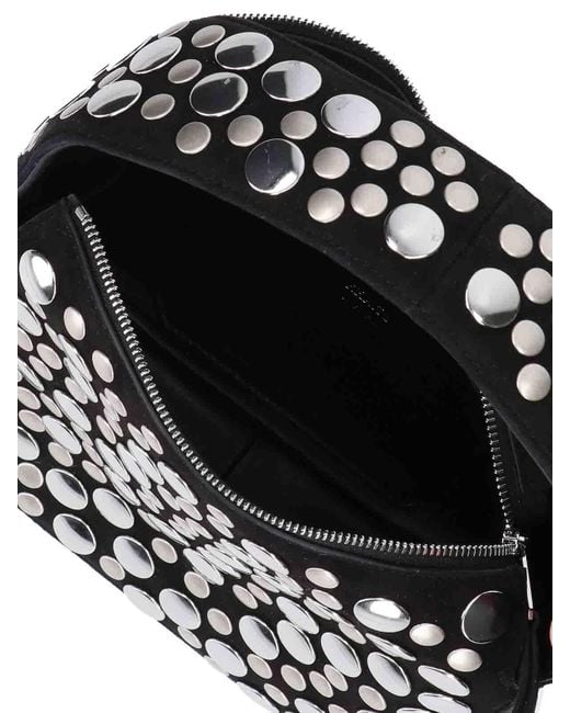 Khaite Black Small Bag With Studs
