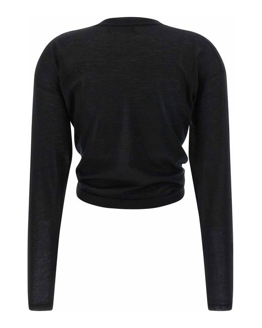 Dolce & Gabbana Black Cashmere Cardigan