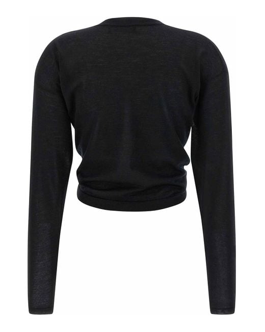 Dolce & Gabbana Black Cashmere Cardigan