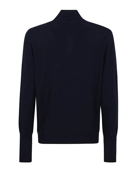 Ballantyne Blue Half Zip Pullover for men