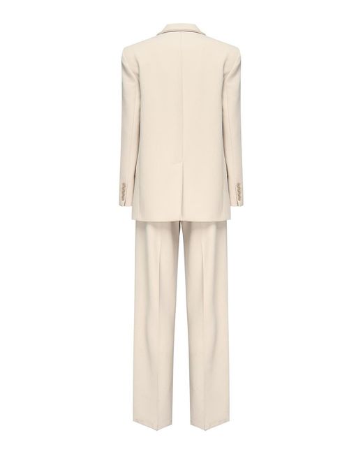 Scarlett Poppies Natural Single-Breasted Blazer Suit