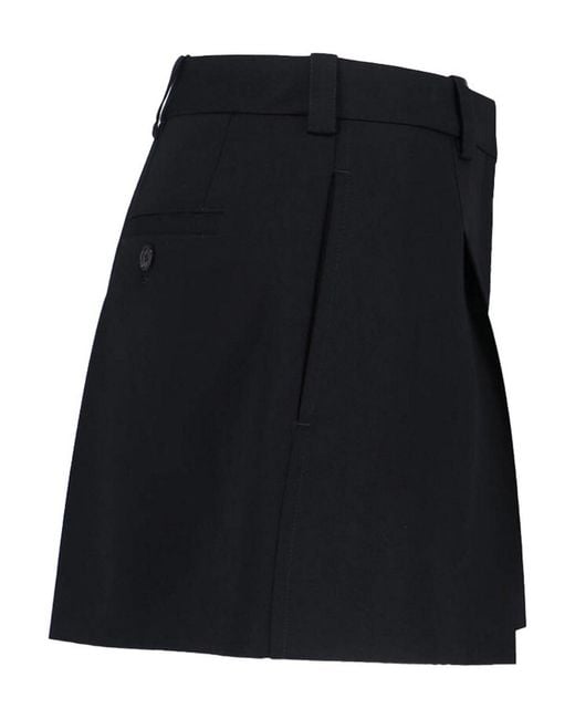 Givenchy Black Wool Shorts