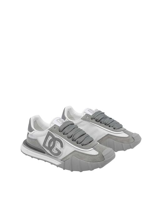 Dolce & Gabbana Gray Dg Athletic Sneakers