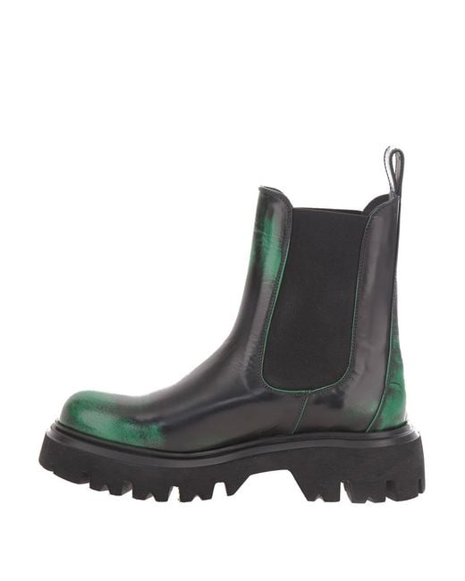 MSGM Black Chelsea Boot