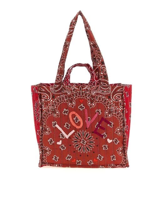 Call it By Your Name Red Medium Shopping Bag