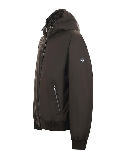 Boss Black Nylon Down Jacket for men