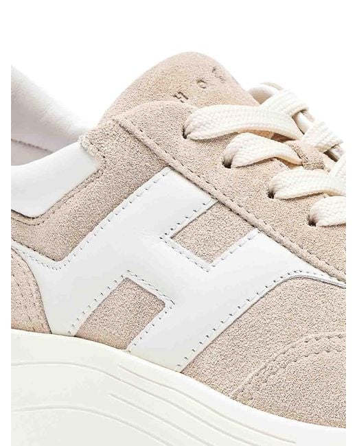 Hogan White Hi-Fi Sneakers