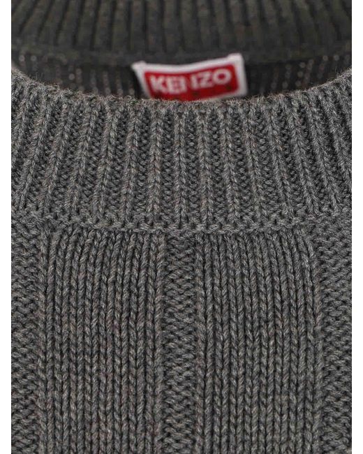 KENZO Gray Sweater for men
