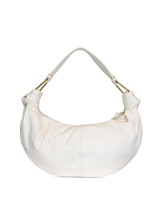 Coccinelle White Handbag Puffy Pearl Pearl