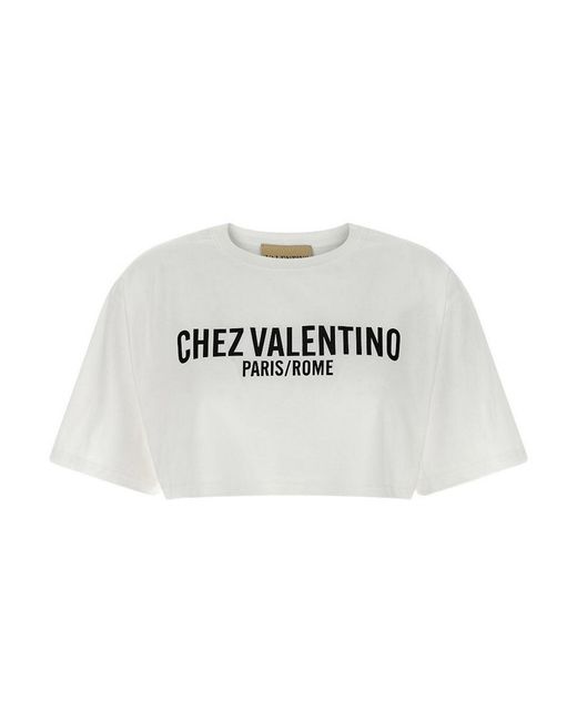Valentino Garavani White Chez Cotton T-Shirt