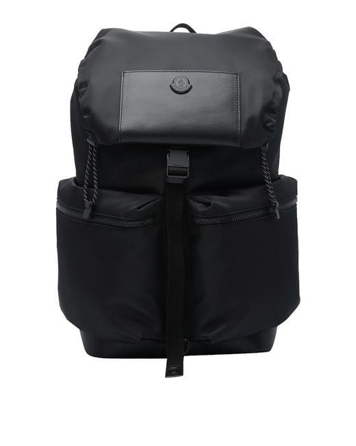 Moncler Black Kenston Backpack for men