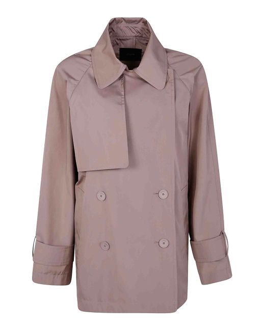 Joseph Purple Pinot Coat Rainwear