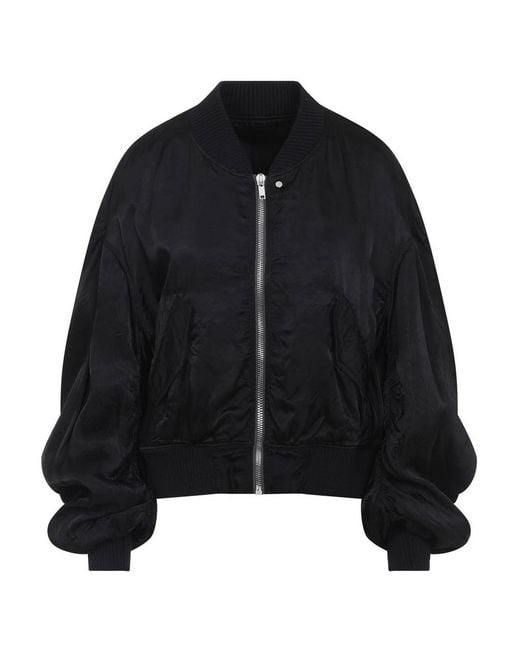 Rick Owens Black Secchia Flight Jacket