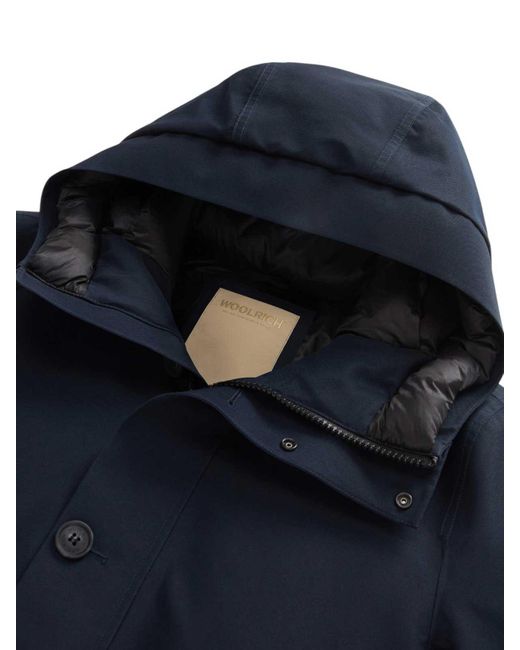 Woolrich Blue Parka for men