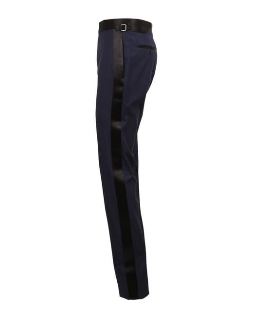 Tom Ford Blue Breasted Wool Tuxedo Suit for men