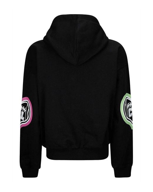 Chopova Lowena Black Imzy Lou Baby Zip Hoodie