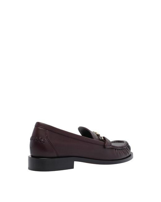 Ferragamo Red Cordovan Gancini Loafers