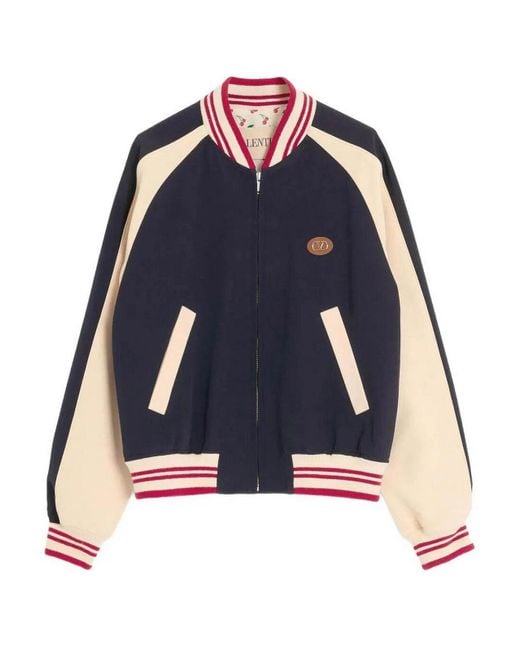 Valentino Blue 'Le Chat De La Maison' Jacket for men