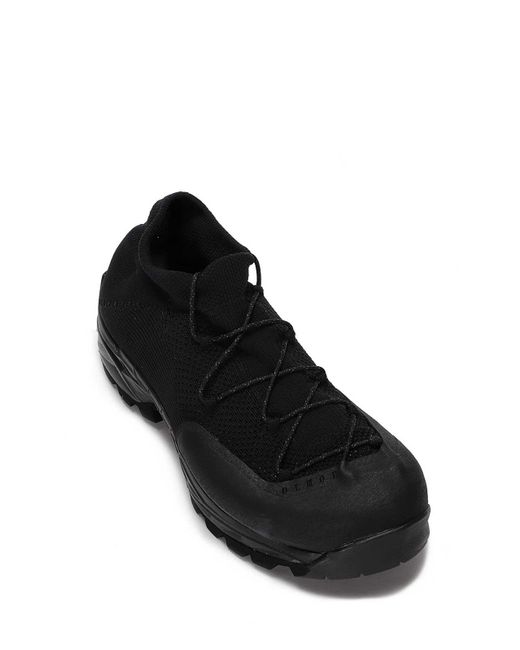 Demon Black Nylon Shoes Knitted for men