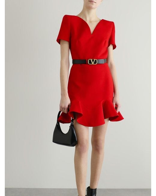 McQueen Red Mini Dress