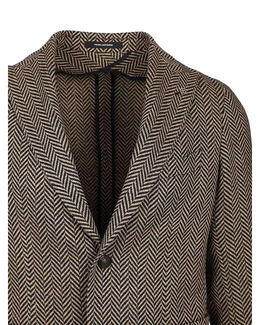 Tagliatore Gray Blazer for men